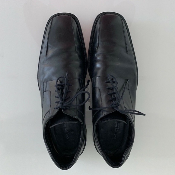 COSTUME NATIONAL BLACK LEATHER OXFORD SHOES SIZE US 11 main image 13